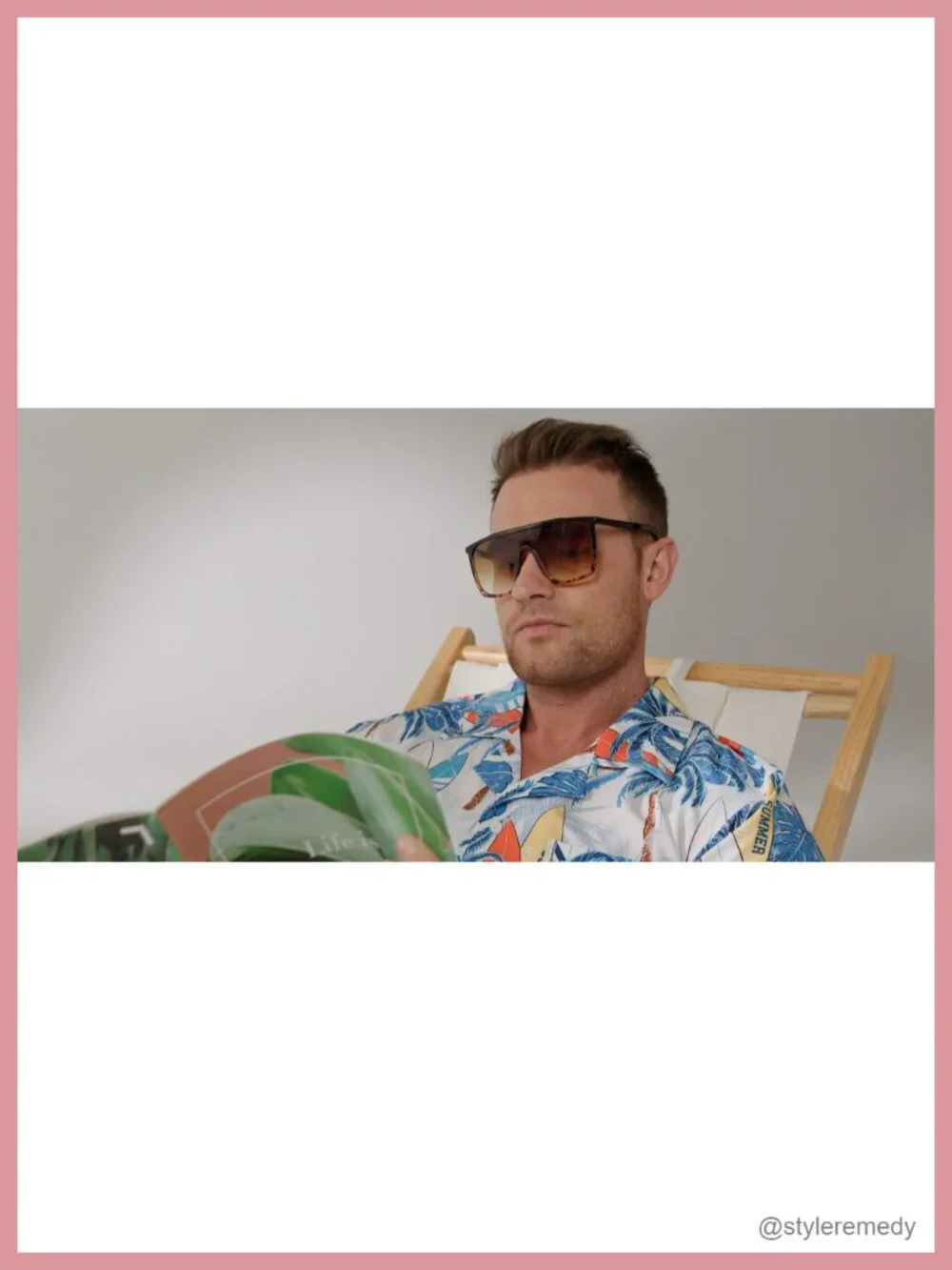 Oversized 70s Retro Flat Top Square Shield Sunglasses UV400 Unisex